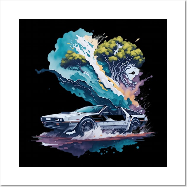 Summer Art DMC DeLorean Wall Art by Shop Goods